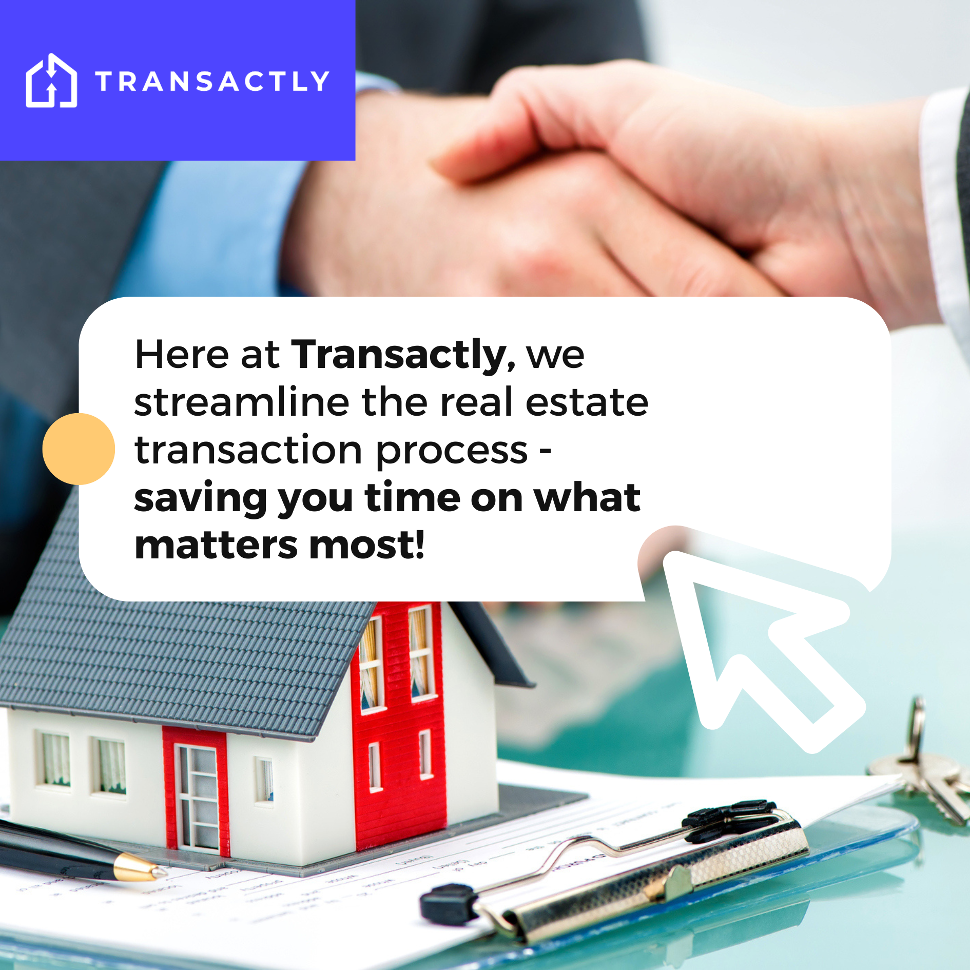 HERE AT TRANSACTLY, WE STREAMLINE THE PROCESS - 712