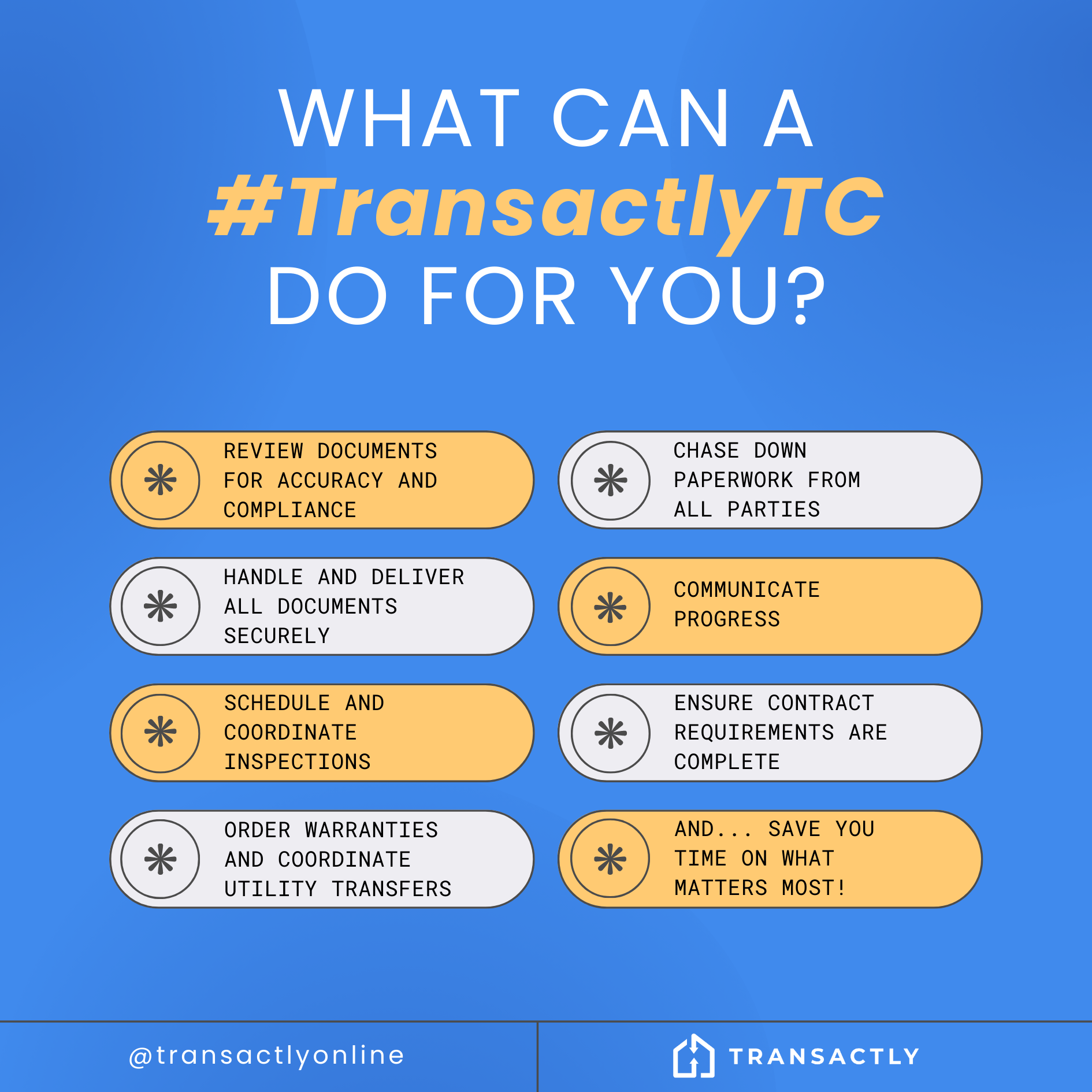 WHY SHOULD YOU WORK WITH A #TransactlyTC - 719