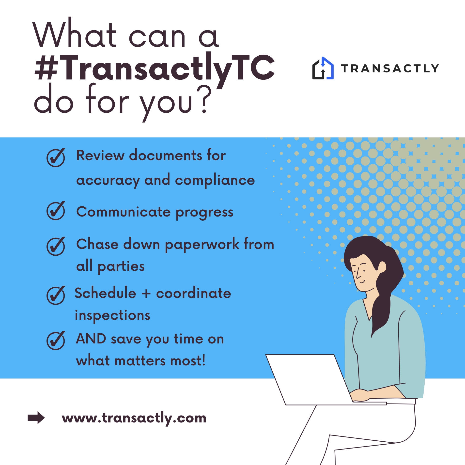 What can a #TransactlyTC do for you - 0410