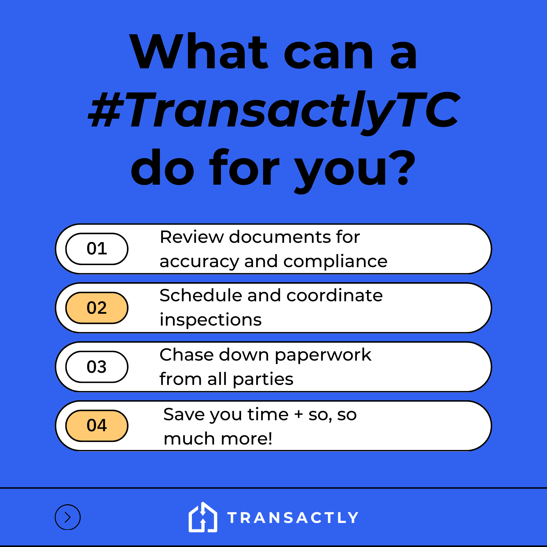 What can a #TransactlyTC do for you - 0529